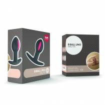 PLUGS B BALLS UNO NOIR / FUSCHIA