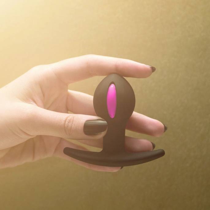 PLUGS B BALLS UNO NOIR / FUSCHIA