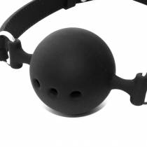 BAILLON BOULE 3 TROUS SILICONE LARGE