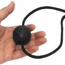 BLACK BALL GAG - NYLON STRAP