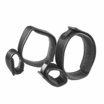 HANDSCHELLEN NYLON / SCHWARZES LEDER OBERSCHENKEL / HANDGELENK