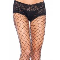 BREITE NETZSTRUMPFHOSE