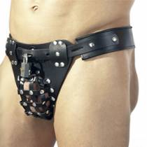 SLIP de CHASTETE HOMME CUIR