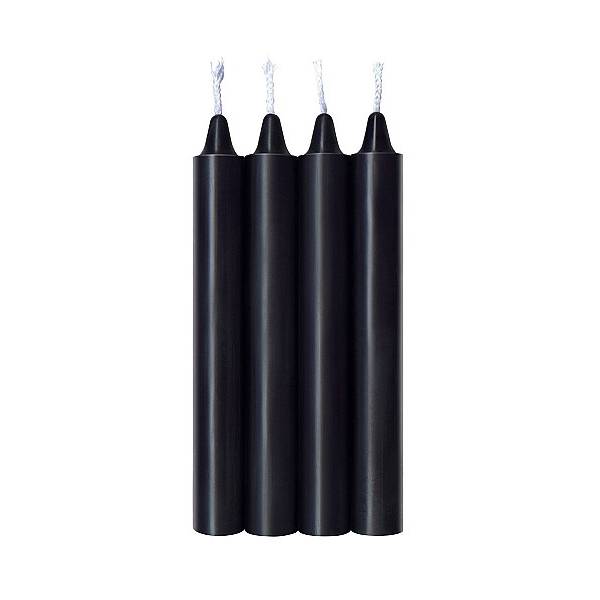 MAKE ME MELT KERZEN SCHWARZ X4