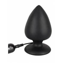 PLUG ANAL VIBRANT BLACK VELVET - Ø 7,4CM
