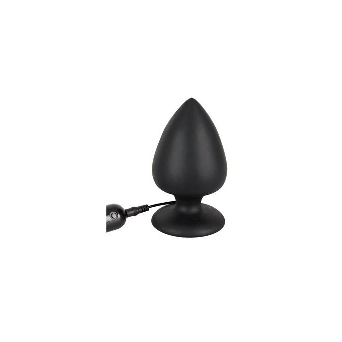 VIBRIERENDER ANALPLUG BLACK VELVET - Ø 7,4CM