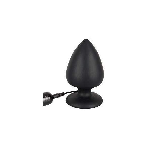 VIBRIERENDER ANALPLUG BLACK VELVET - Ø 7,4CM
