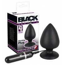 PLUG ANAL VIBRANT BLACK VELVET - Ø 7,4CM