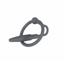 PENISPLUG (0,8CM) + COCKGLAND (3CM) SILIKON