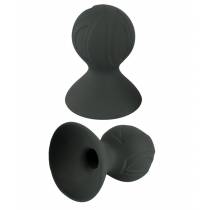 SUCEURS TÉTONS NOIR SILICONE