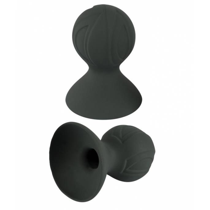 SUCEURS TÉTONS NOIR SILICONE
