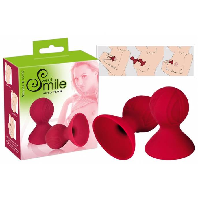 SUCEURS TÉTONS ROUGES - SILICONE