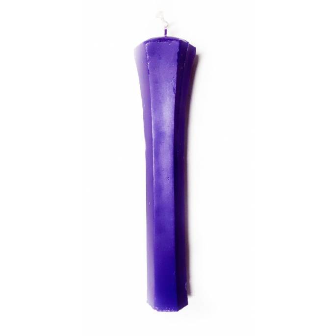 HANDGEMACHTE KERZE VIOLETT (WARM)
