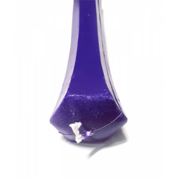 HANDGEMACHTE KERZE VIOLETT (WARM)