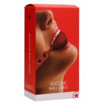 BAILLON BOULE SILICONE ROUGE
