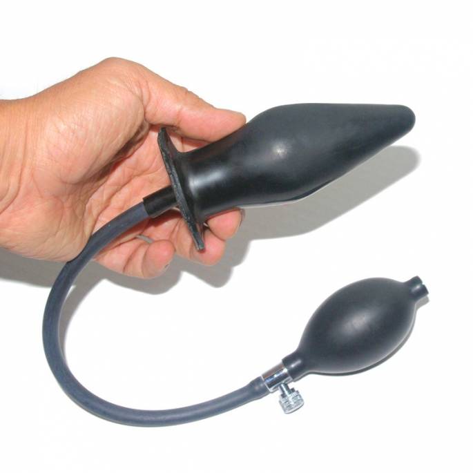 AUFBLASBARER LATEXPLUG L:11CM