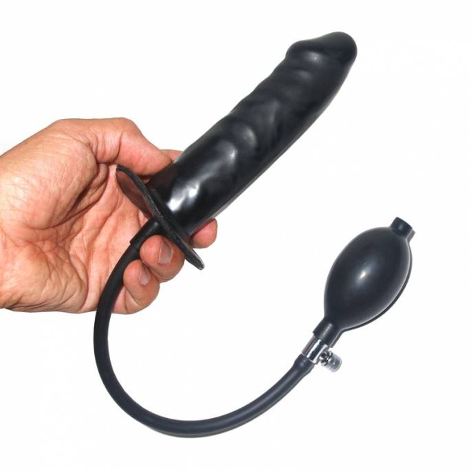 AUFBLASBARER DILDO AUS LATEX L:14 CM