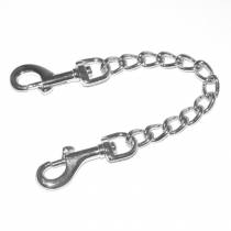 CHAINE CHROME 15 CM + 2 MOUSQUETON SAX