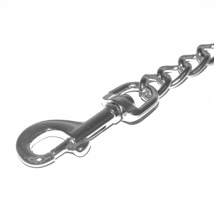 CHAINE CHROME 15 CM + 2 MOUSQUETON SAX