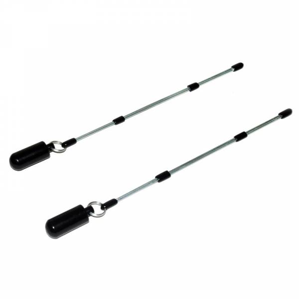 SCHWARZ-WEISSE VINYLHOSE