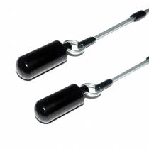 BARRETTES DE TETONS METAL + POIDS (LA PAIRE)