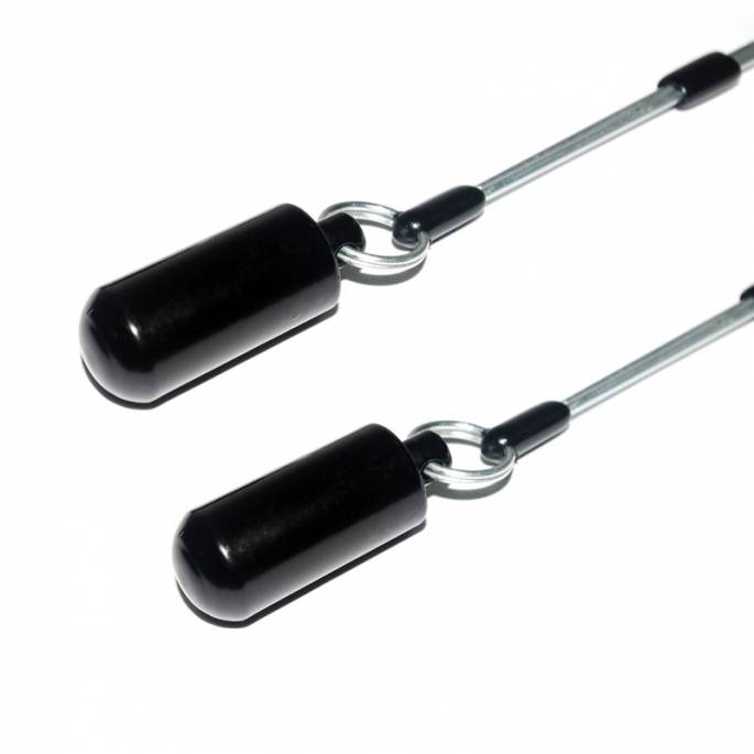 BARRETTES DE TETONS METAL + POIDS (LA PAIRE)