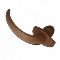 PLUG SILICONE DOGGIE MARRON SMALL 8 X 4 CM