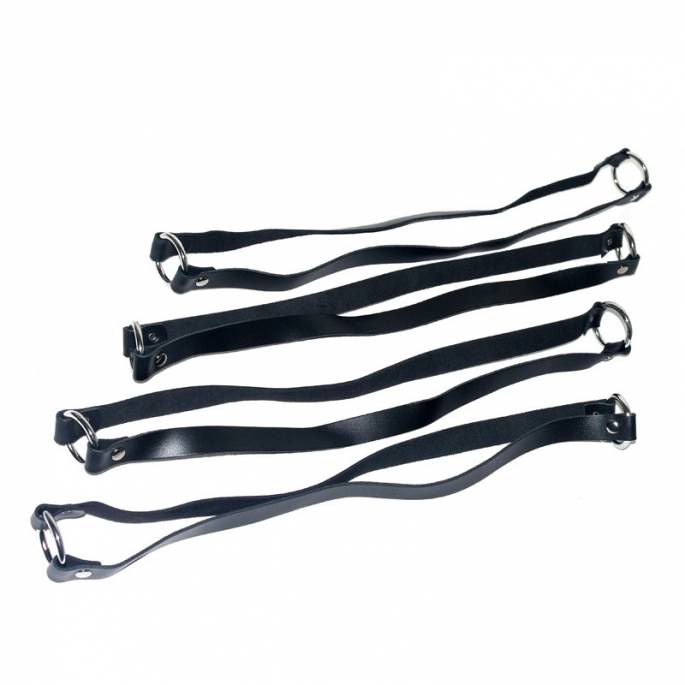 SANGLES EN CUIR DE COINS POUR MATELAS ( X4)