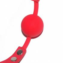 BAILLON BOULE SILICONE ROUGE