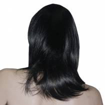 MITTELLANGE PERÜCKE SCHWARZ