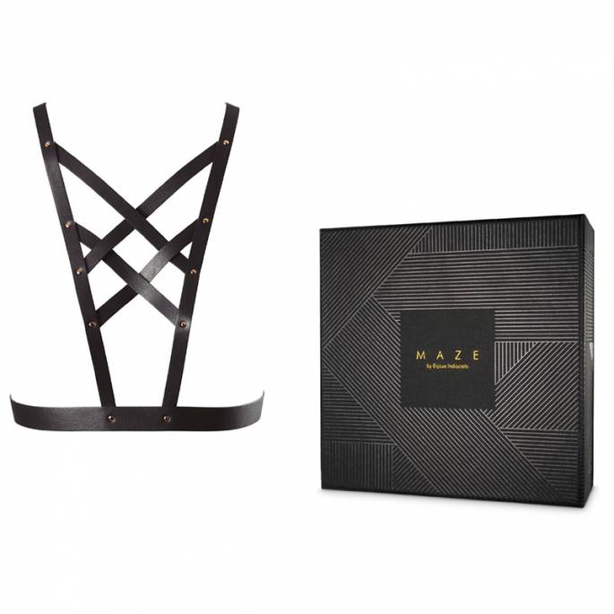 MAZE - CROSS CLEAVAGE HARNAIS NOIR