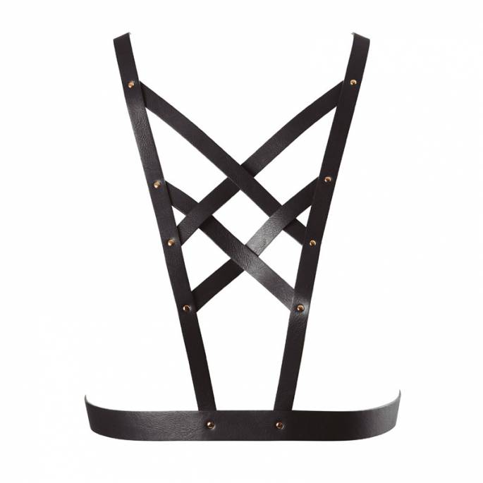 MAZE - CROSS CLEAVAGE GESCHIRR SCHWARZ