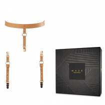 MAZE - BRAUNE STRAPSGÜRTEL BAUCH UND STRÜMPFE