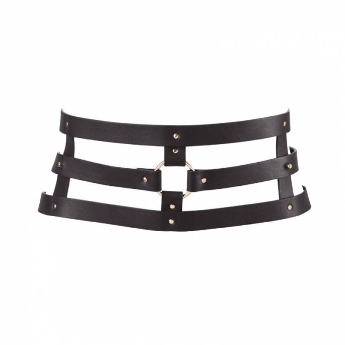 MAZE - CEINTURE NOIRE ET CONTRAINTE POIGNETS