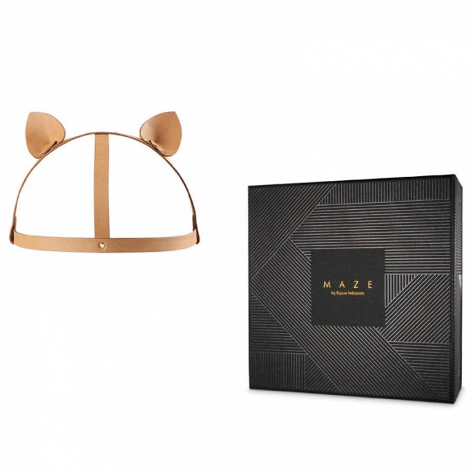 MAZE - KOPFBÜGEL KATZE BRAUN