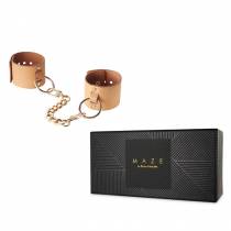 MAZE - MENOTTES LARGES MARRON