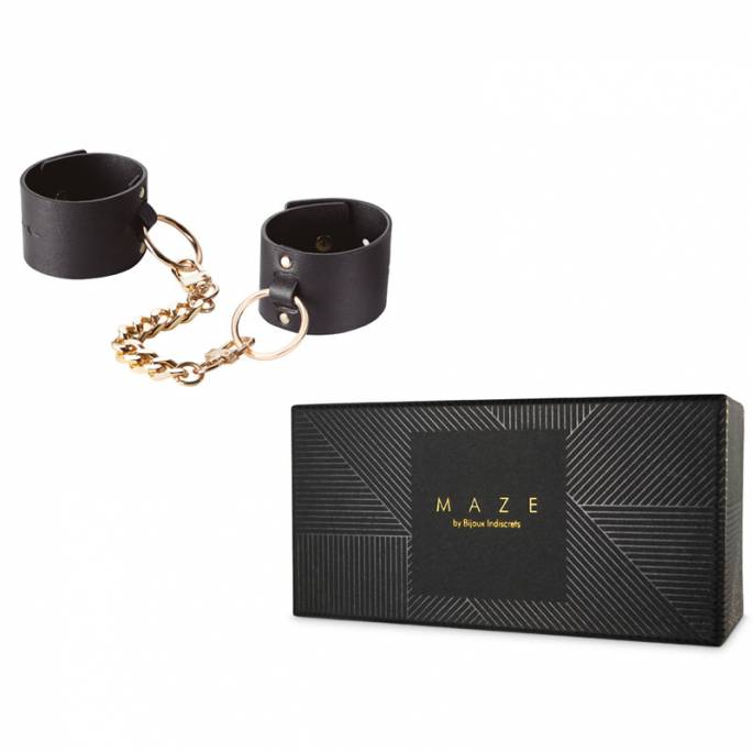 MAZE - MENOTTES LARGES NOIRES