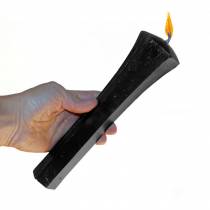 BOUGIE ARTISANALE NOIRE (CHAUDE)