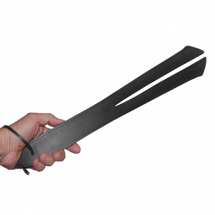 PADDLE DOPPEL LEDER SCHWARZ