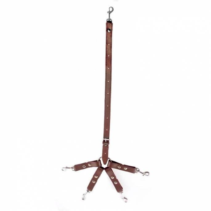 SANGLE CUIR CONTRAINTE CROIX + LANIERE