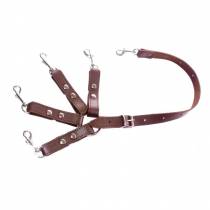 LEATHER STRAP CONSTRAINT CROSS + LANYARD