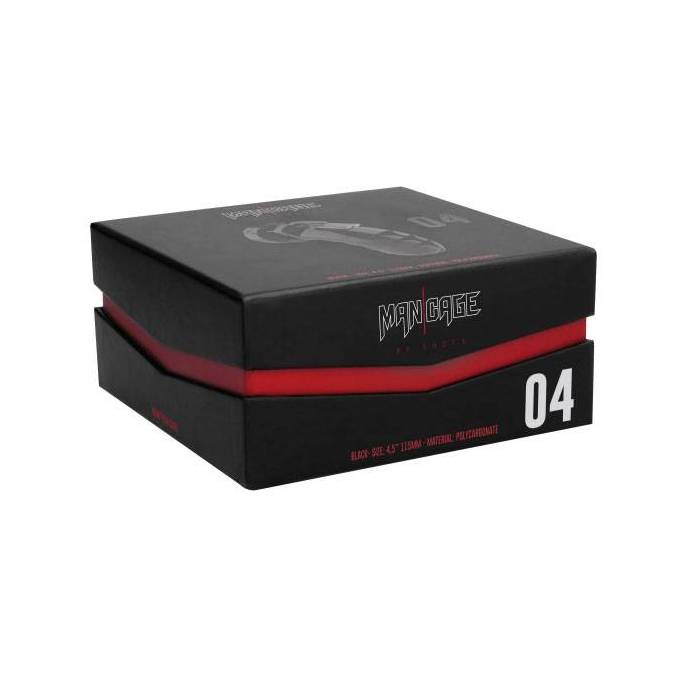 KEUSCHHEITSKÄFIG 04 - 12CM - SCHWARZ