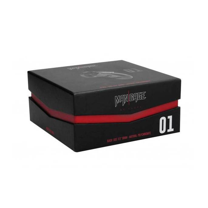 KEUSCHHEITSKÄFIG 01 - 9CM - SCHWARZ