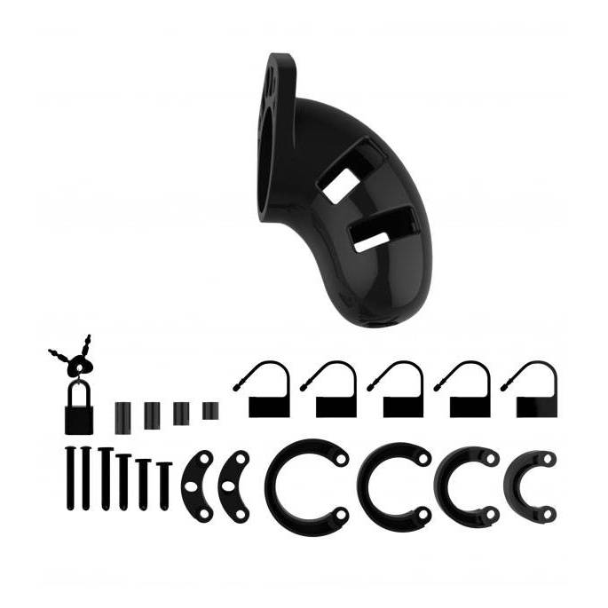 CAGE DE CHASTETÉ 01 - 9CM - NOIR