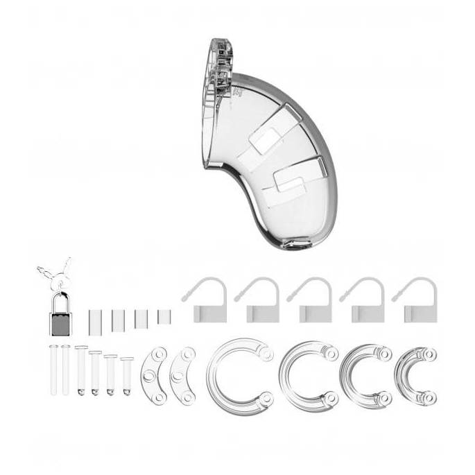 CAGE DE CHASTETÉ 01 - 9CM - TRANSPARENT