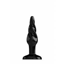 BUTT PLUG MODELE 5 NOIR MEDIUM 13X3.7 CM