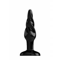 BUTTPLUG MODELE 5 NOIR LARGE 15.5X4.5CM