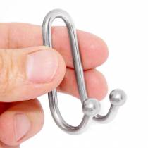 PETIT CROCHET DE NEZ 2 BOULES