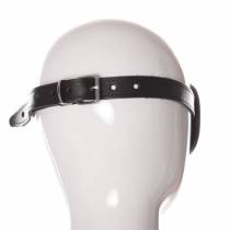 MASQUE OCCULTANT CUIR NOIR