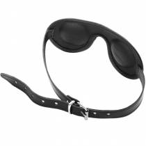 MASQUE OCCULTANT CUIR NOIR